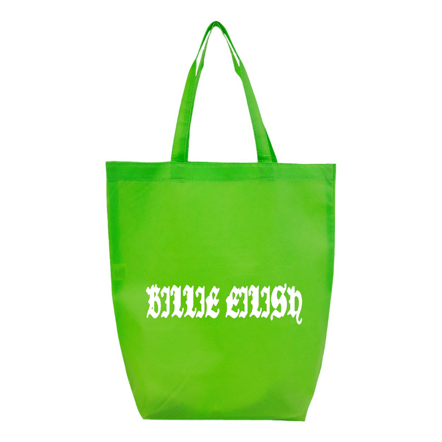 Billie Eilish Q-Tees  Non-Woven Gusset Bottom Tote