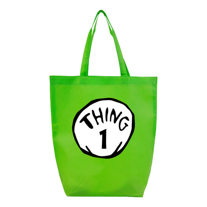 Dr. Suess Thing 1 Q-Tees Non-Woven Gusset Bottom Tote