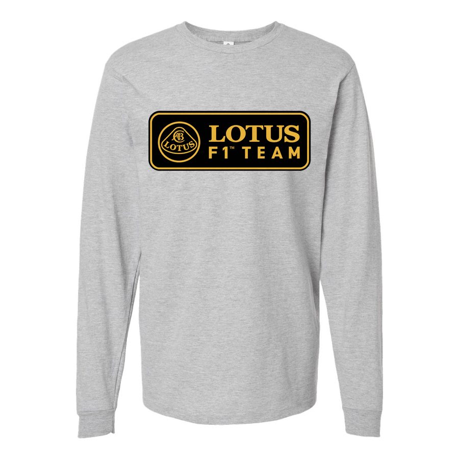 Men's Lotus F1 Team Long sleeves Cotton Blend T-Shirt