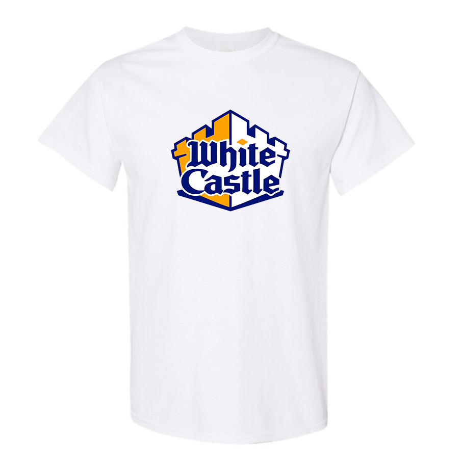 Men's White Castle Cotton T-Shirt