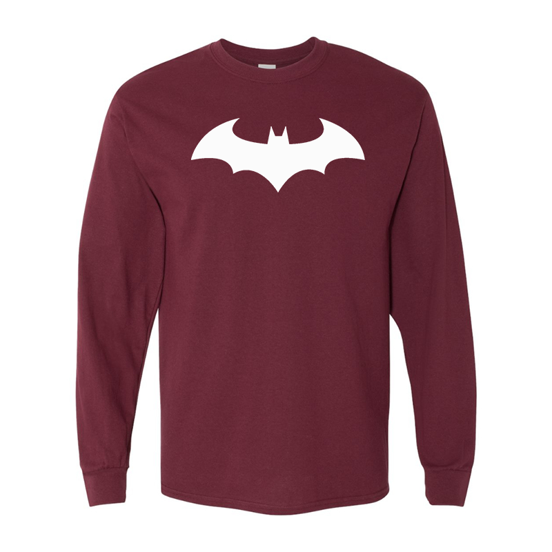 Men's Batman Gildan Heavy Cotton Long Sleeve T-Shirt
