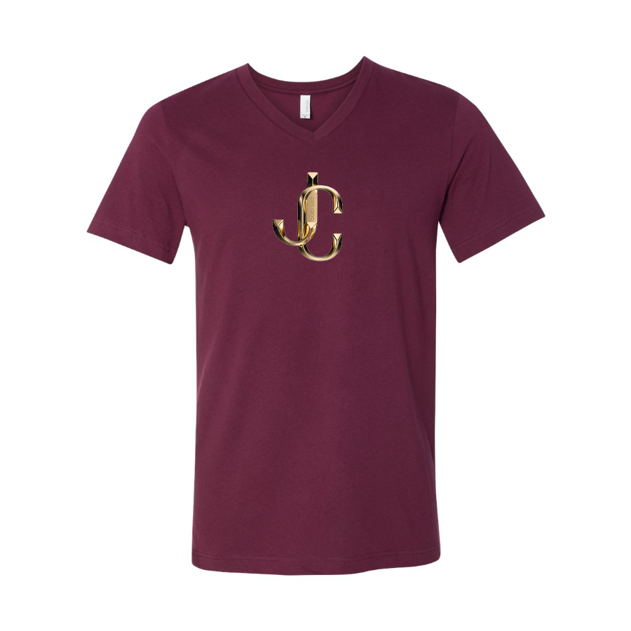 Jimmy Choo BELLA  CANVAS  Jersey V-Neck Tee
