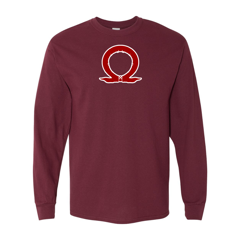 Men's God Of War Gildan Heavy Cotton Long Sleeve T-Shirt