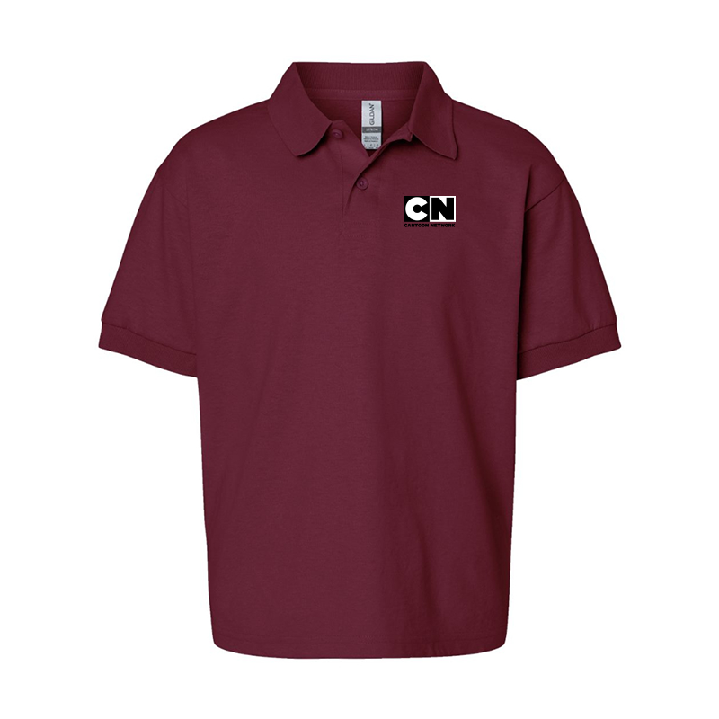Youth's Cartoon Network Gildan Dry Blend Jersey Polo