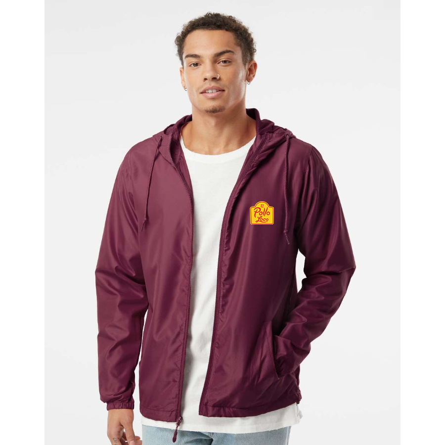 Men's El Pollo Loco  Independent Trading Co Lightweight Windbreaker Full-Zip Jacket