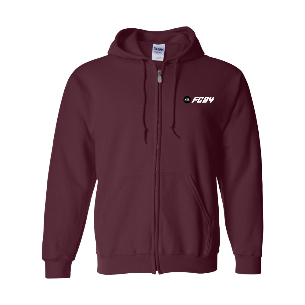 Men's EA Sports FC 24 Gildan Heavy Blend Full-Zip Hooded Sweatshirt