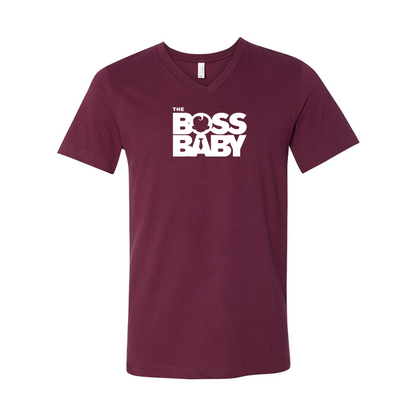 Boss Baby BELLA  CANVAS  Jersey V-Neck Tee