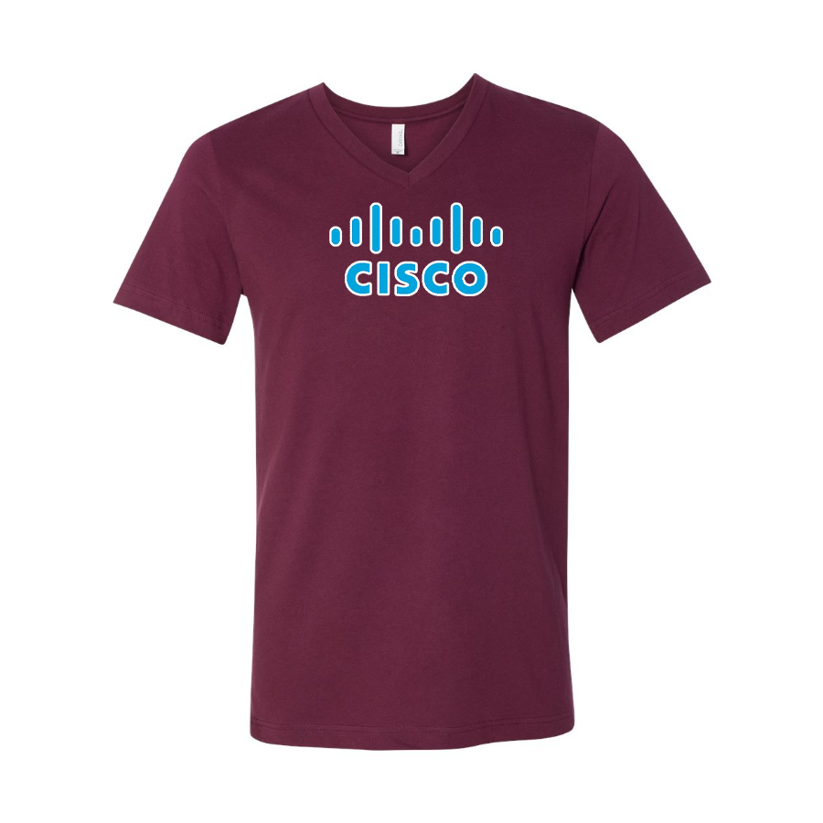 Cisco BELLA  CANVAS  Jersey V-Neck Tee