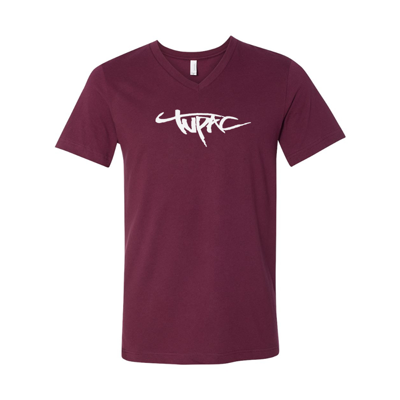 Tupac BELLA  CANVAS  Jersey V-Neck Tee