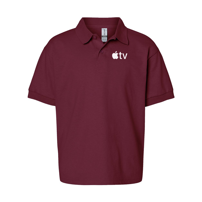 Youth's Apple TV Gildan Dry Blend Jersey Polo
