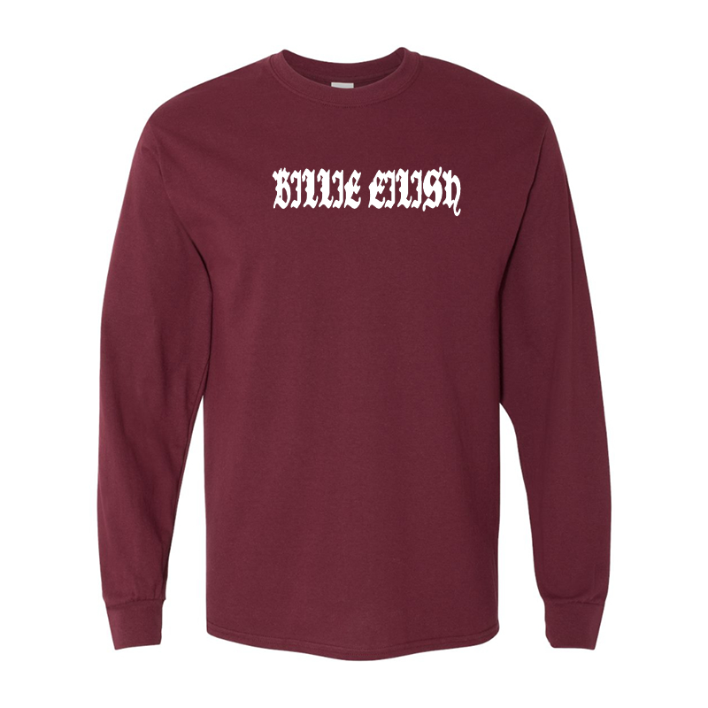 Men's Billie Eilish Gildan Heavy Cotton Long Sleeve T-Shirt