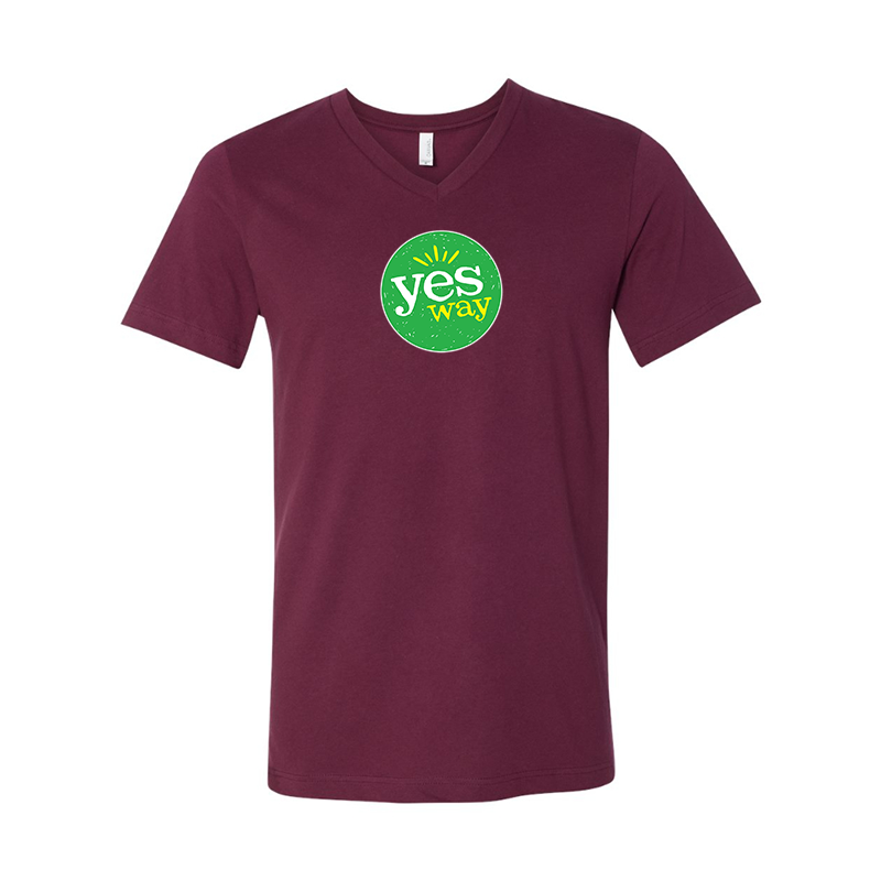 Yes Way BELLA  CANVAS  Jersey V-Neck Tee