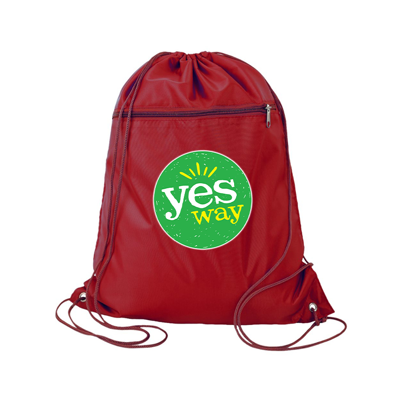 Yes Way  Q-Tees  Polyester Cinchpack