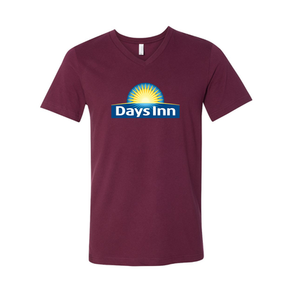 Men's Days Inn BELLA  CANVAS  Jersey V-Neck Tee