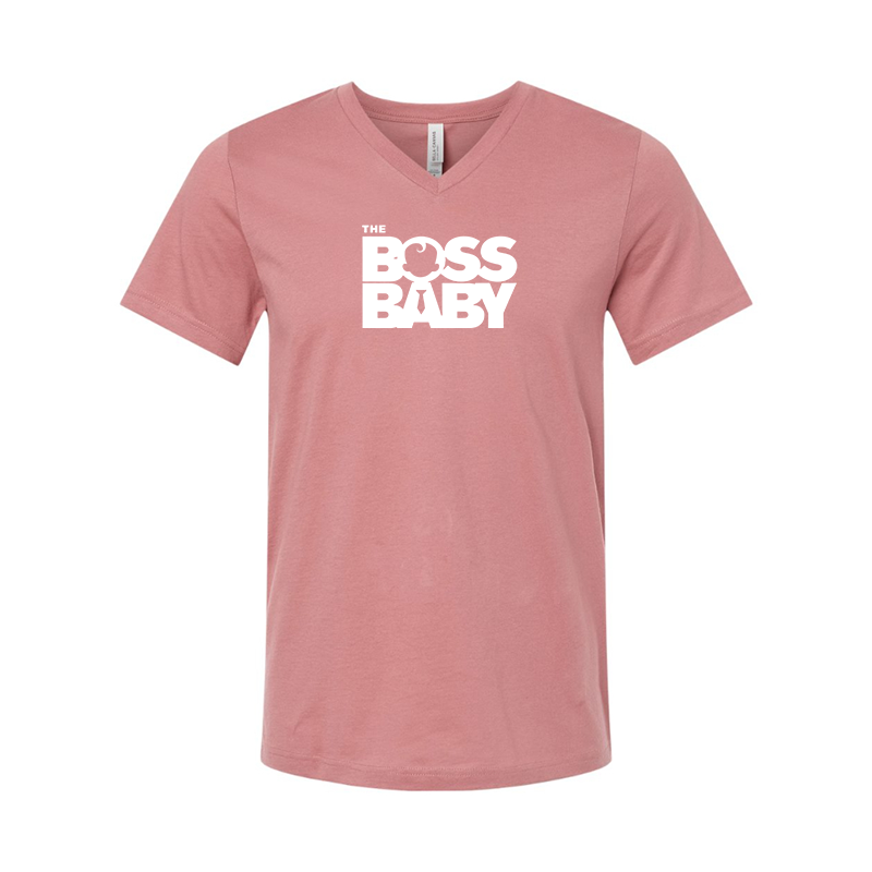 Boss Baby BELLA  CANVAS  Jersey V-Neck Tee