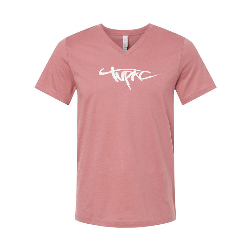 Tupac BELLA  CANVAS  Jersey V-Neck Tee
