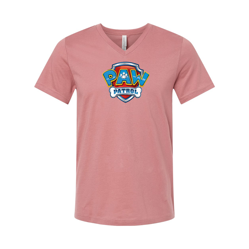 Paw Patrol BELLA  CANVAS  Jersey V-Neck Tee