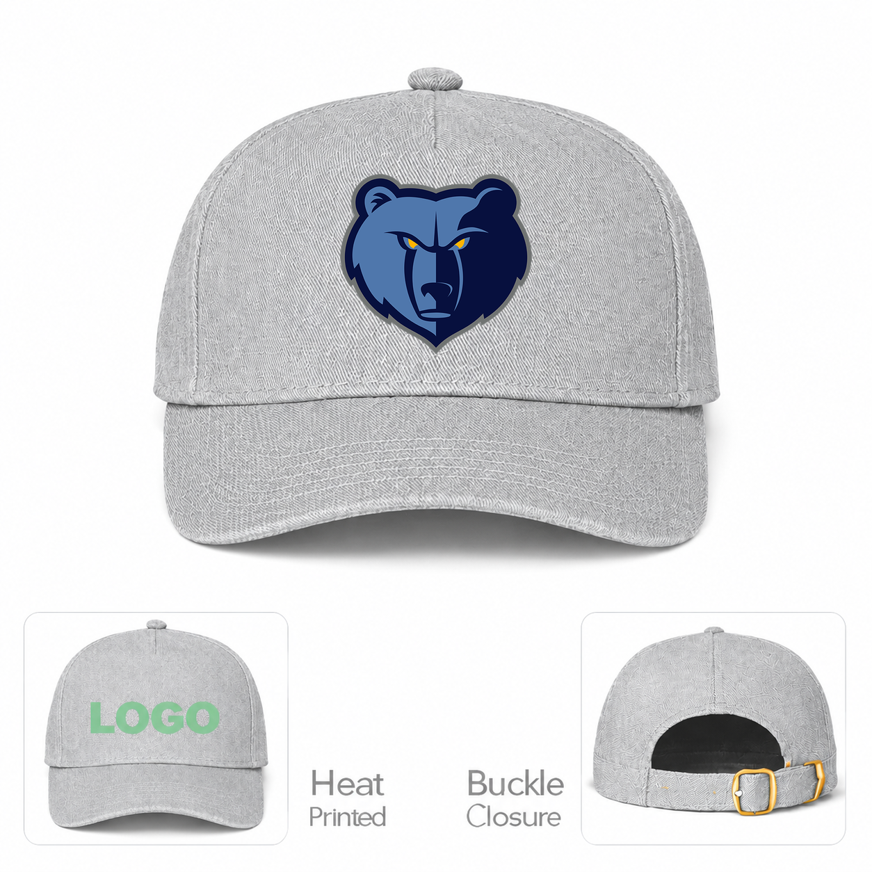 Memphis Grizzlies Dad Baseball Cap Hat