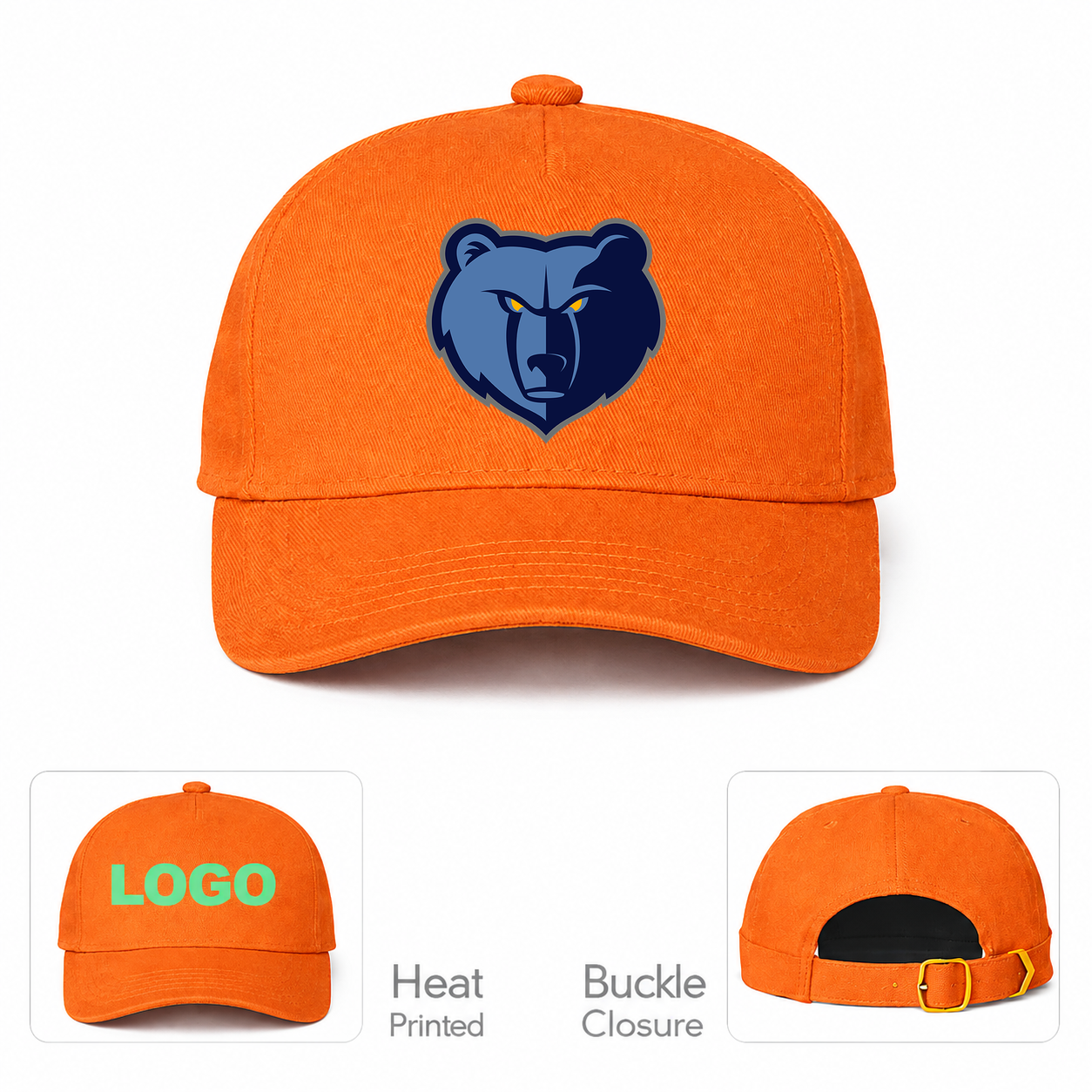 Memphis Grizzlies Dad Baseball Cap Hat