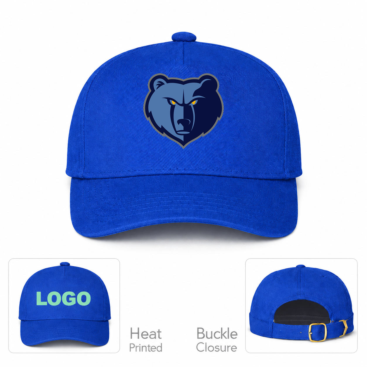 Memphis Grizzlies Dad Baseball Cap Hat