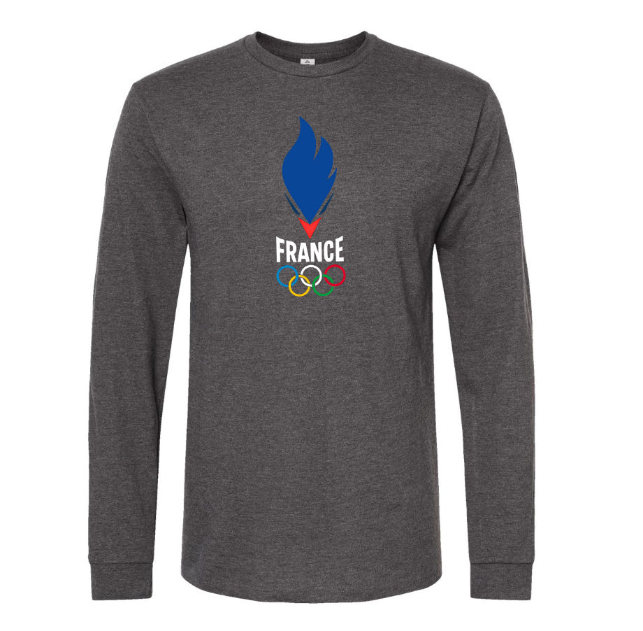 Men's France Olympia 2024 Long sleeves T-Shirt