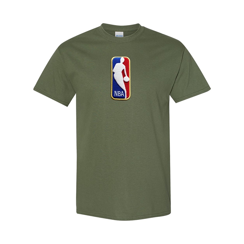 Men's NBA Embroidered Gildan Heavy Cotton T-Shirt