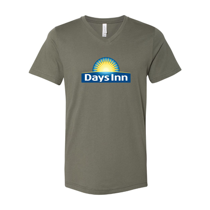 Men's Days Inn BELLA  CANVAS  Jersey V-Neck Tee