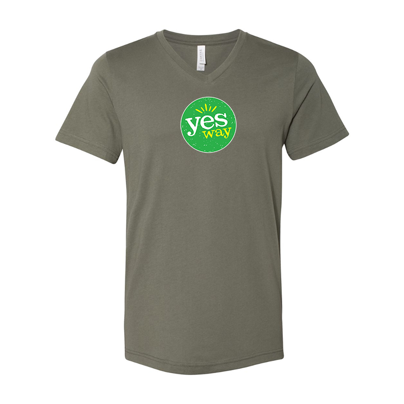 Yes Way BELLA  CANVAS  Jersey V-Neck Tee
