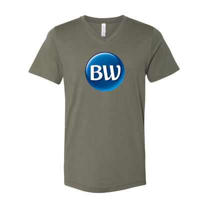 Men's Best Western  BELLA  CANVAS  Jersey V-Neck Tee