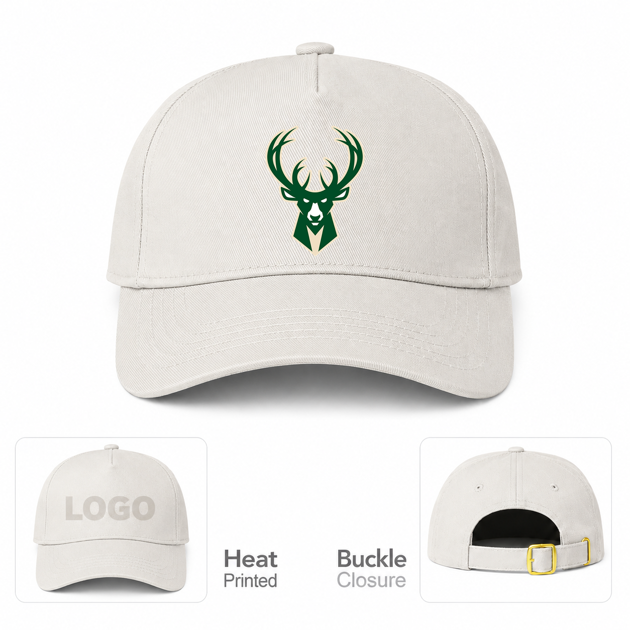 Milwaukee Bucks Dad Baseball Cap Hat