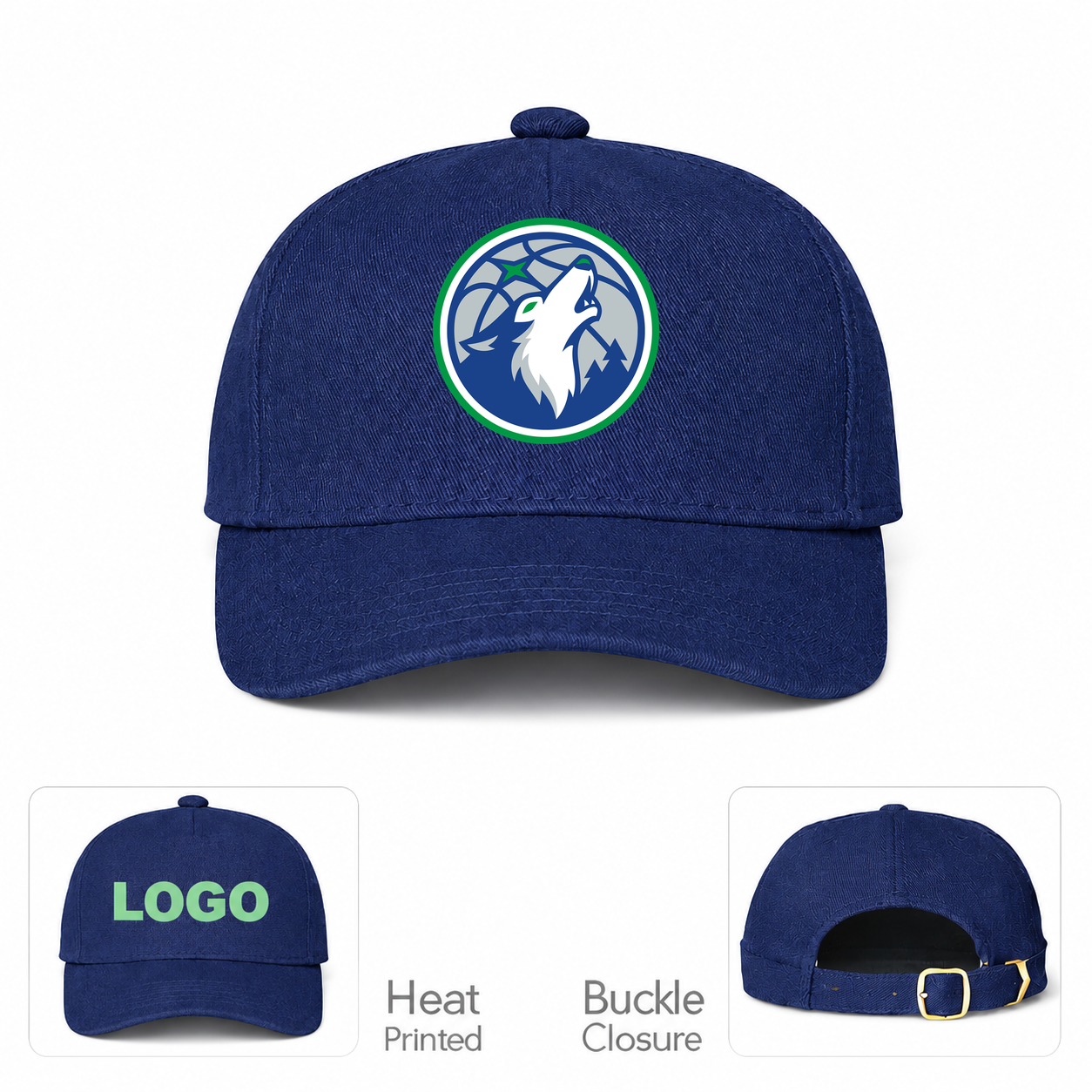 Minnesota Timberwolves Dad Baseball Cap Hat