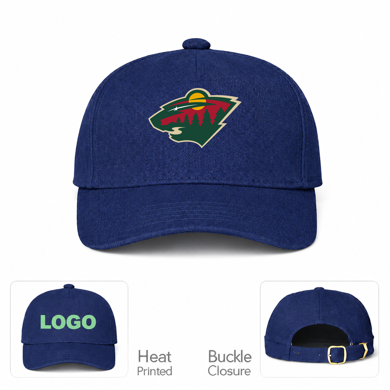 NHL Minnesota Wild Baseball Cap Hat