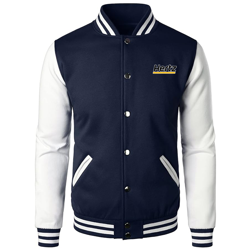 Men’s Hertz Varsity Baseball Jacket Cotton Blend Letterman Jackets