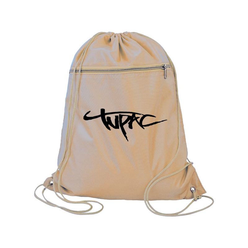 Tupac Q-Tees  Polyester Cinchpack