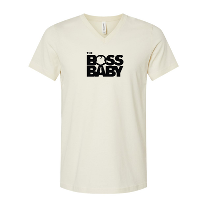 Boss Baby BELLA  CANVAS  Jersey V-Neck Tee