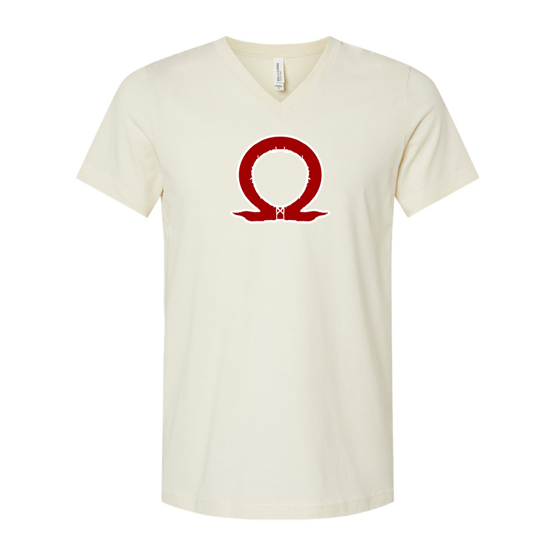 God Of War BELLA  CANVAS  Jersey V-Neck Tee