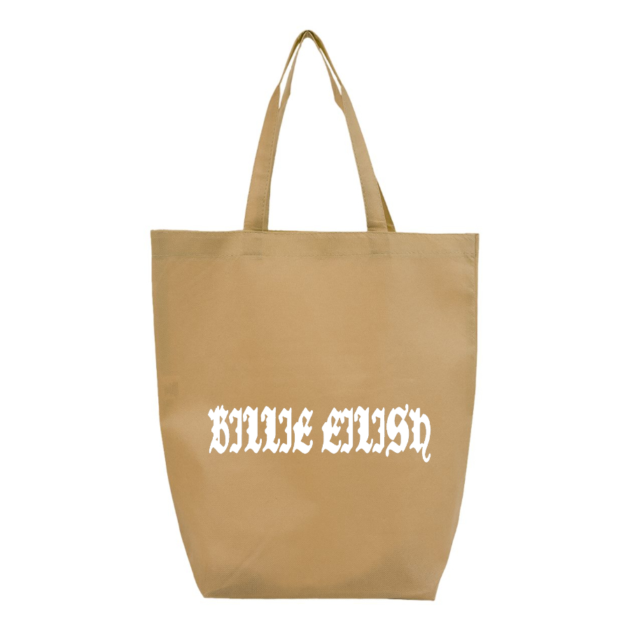 Billie Eilish Q-Tees  Non-Woven Gusset Bottom Tote