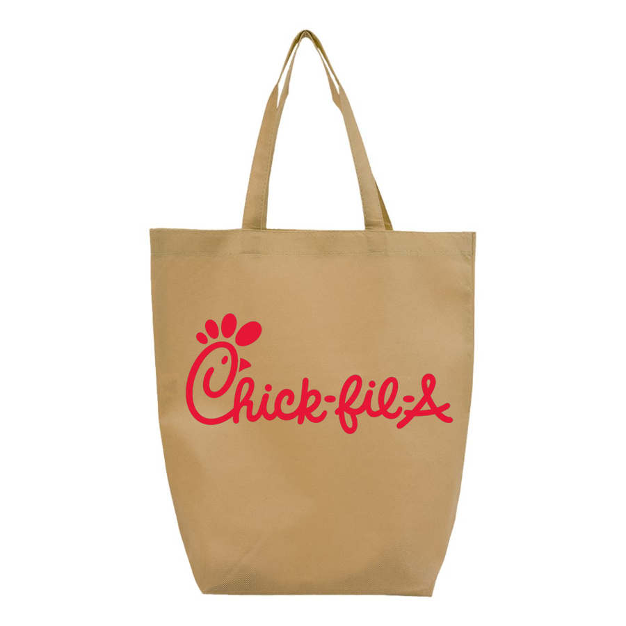 Chick fil A Q Tees Non Woven Gusset Bottom Tote T-Shirt