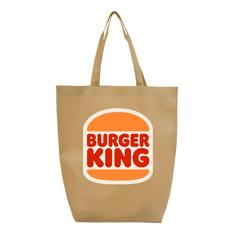 Burger King Q Tees Non Woven Gusset Bottom Tote T-Shirt