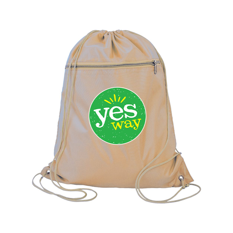 Yes Way  Q-Tees  Polyester Cinchpack