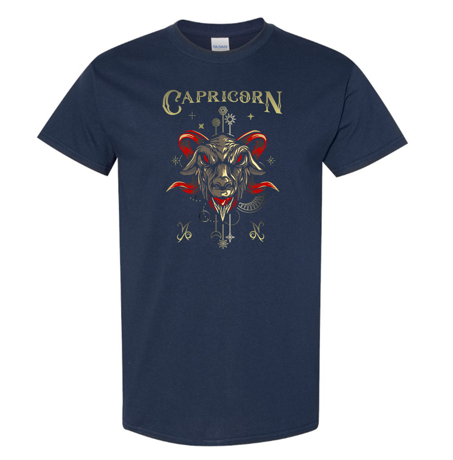 Men's Capricorn Zodiac Cotton T-shirt