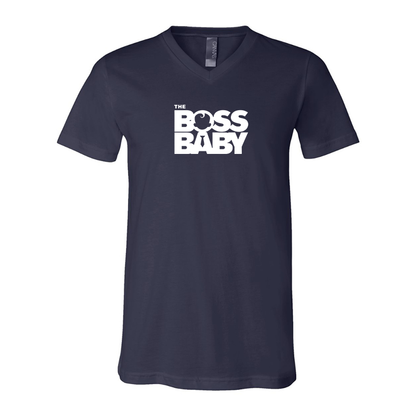 Boss Baby BELLA  CANVAS  Jersey V-Neck Tee