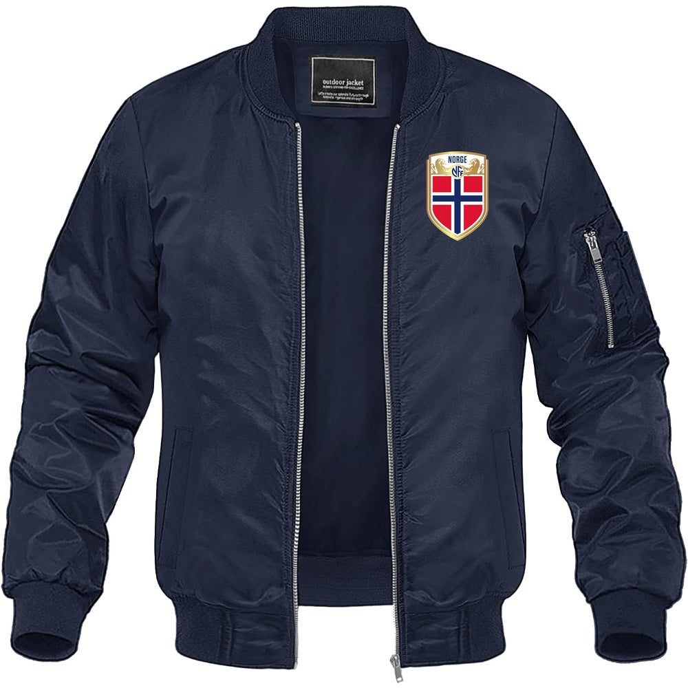 Men's Norway Soccer Lightweight Bomber Jacket