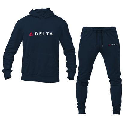 Men's Delta Airlines Hoodie and Joggers Set