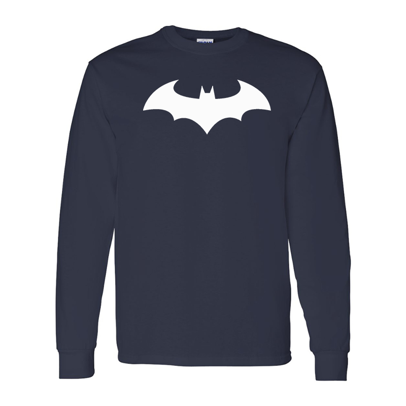 Men's Batman Gildan Heavy Cotton Long Sleeve T-Shirt