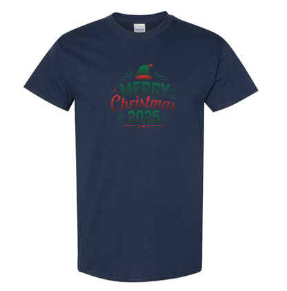 Youth's Merry Christmas 2025 Cotton T-Shirt