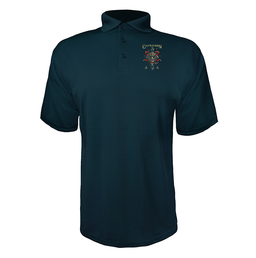 Men's Capricorn Zodiac sign Polyester Polos