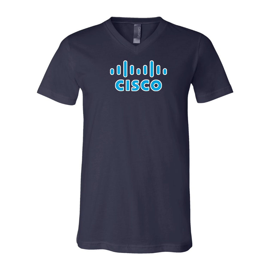 Cisco BELLA  CANVAS  Jersey V-Neck Tee