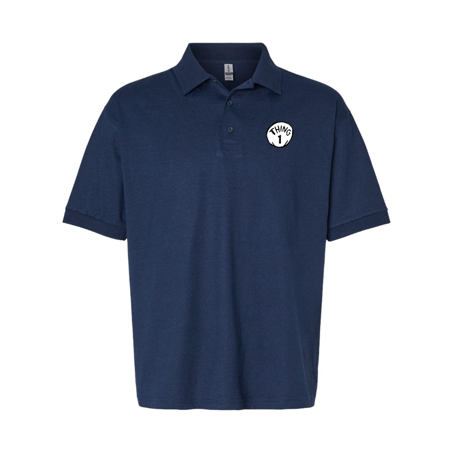 Men's Dr. Suess Thing 1 Dry Blend Polo