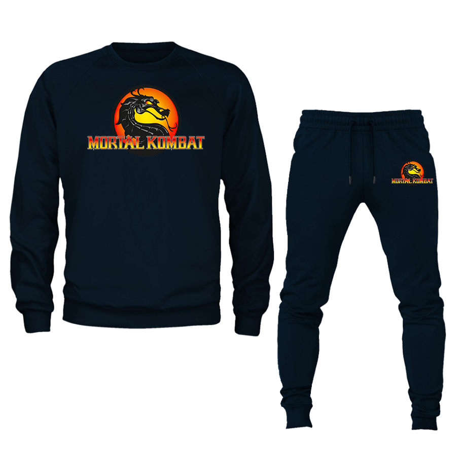 Men's Mortal Kombat Crewneck Sweatshirt Joggers Suit